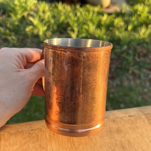 Copper Coated Moscow Mule Mug | Cup - Picture 6 of 9